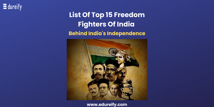 Image: top 15 leaders behind India freedom