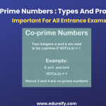 Image: Co-prime numbers types with examples