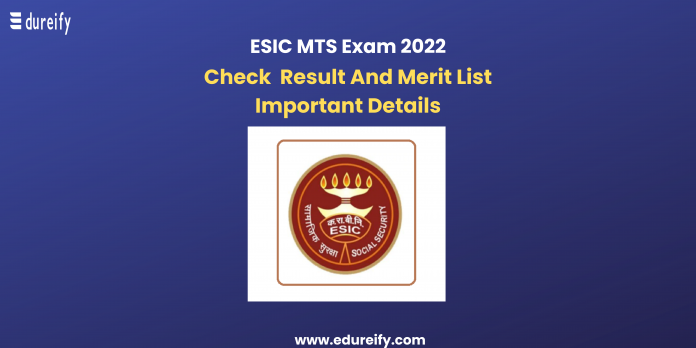 Image: ESIC MTS exam 2022