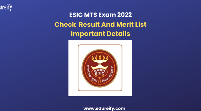 Image: ESIC MTS exam 2022