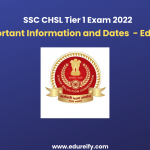 Image : SSC CHSL Tier 1 Exam 2022