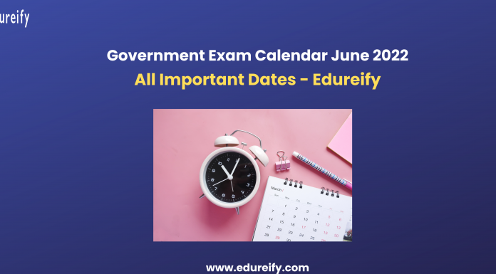 Image : June 2022 Exam Calendar