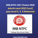 Image : RRB NTPC CBT 2 exam 2022