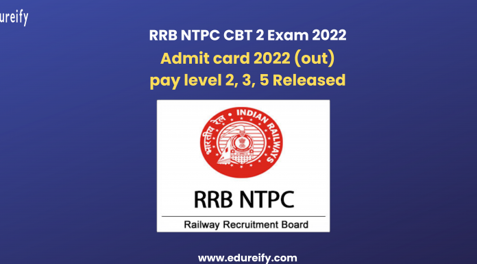 Image : RRB NTPC CBT 2 exam 2022