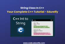 Image: string class in c++