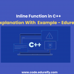 Image : Inline Function in C++ www.code.edureify.com