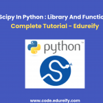 Image :Scipy in Python www.code.edureify.com