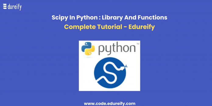 Image :Scipy in Python www.code.edureify.com