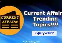 Image : Daily Current Affairs 7th-July-2022