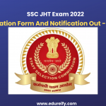 SSC JHT Exam 2022