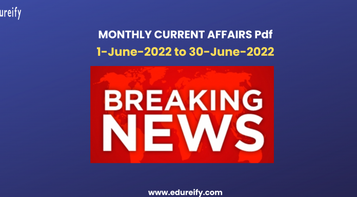 Image : Monthly current affairs www.edureify.com