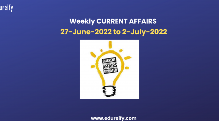 Image: Weekly current affairs www.edureify.com