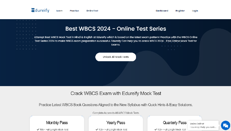 Test yourself with WBCS mock test