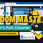 n the first part of the course, you will learn about the basic features of a website DOM and the JavaScript commands you can use to manipulate the DOM. In the second part of the course, you will use what you have learned to create practical examples ranging from beginner to advanced.