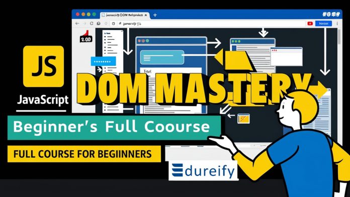 n the first part of the course, you will learn about the basic features of a website DOM and the JavaScript commands you can use to manipulate the DOM. In the second part of the course, you will use what you have learned to create practical examples ranging from beginner to advanced.